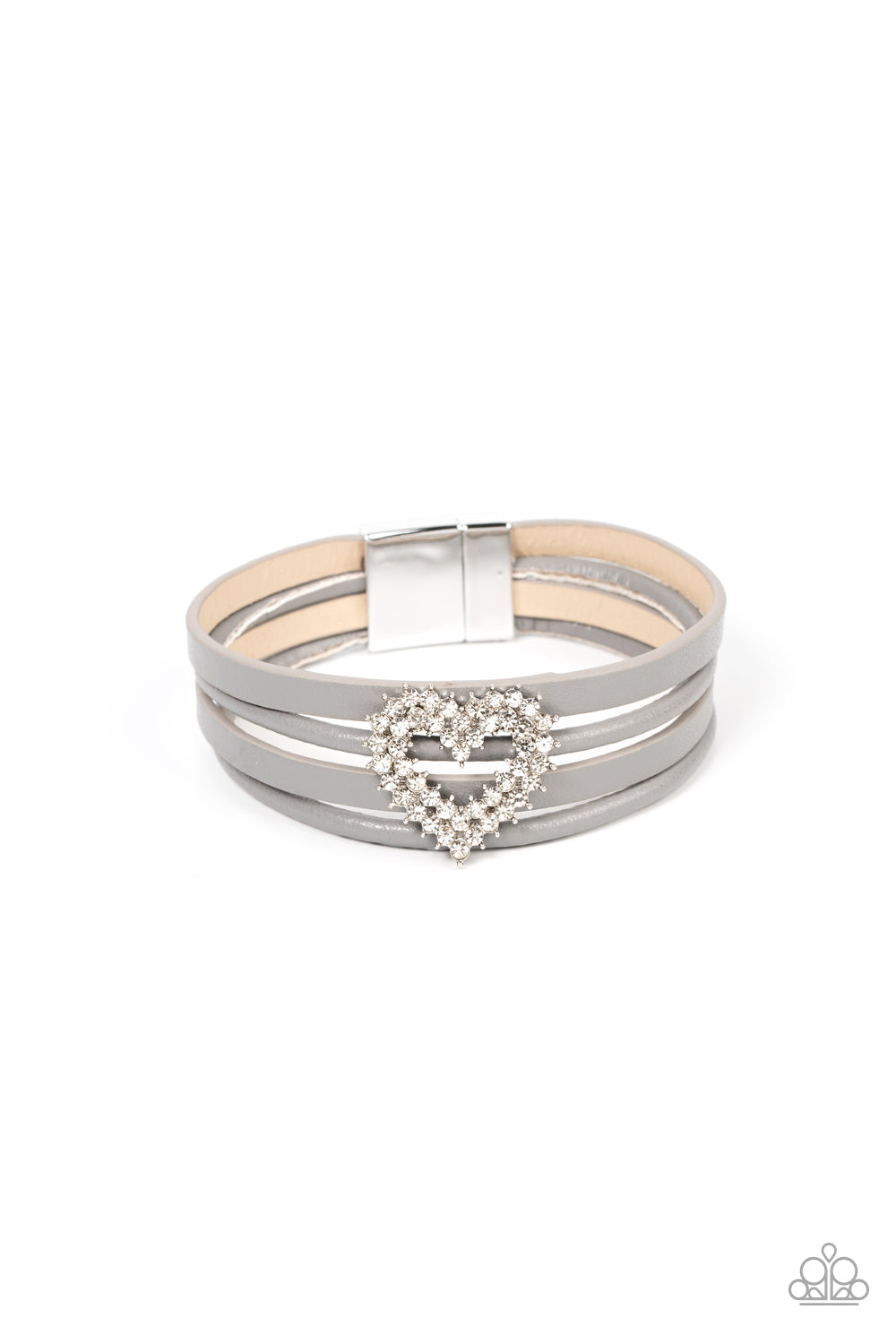 Wildly in Love - Silver Paparazzi Accessories
