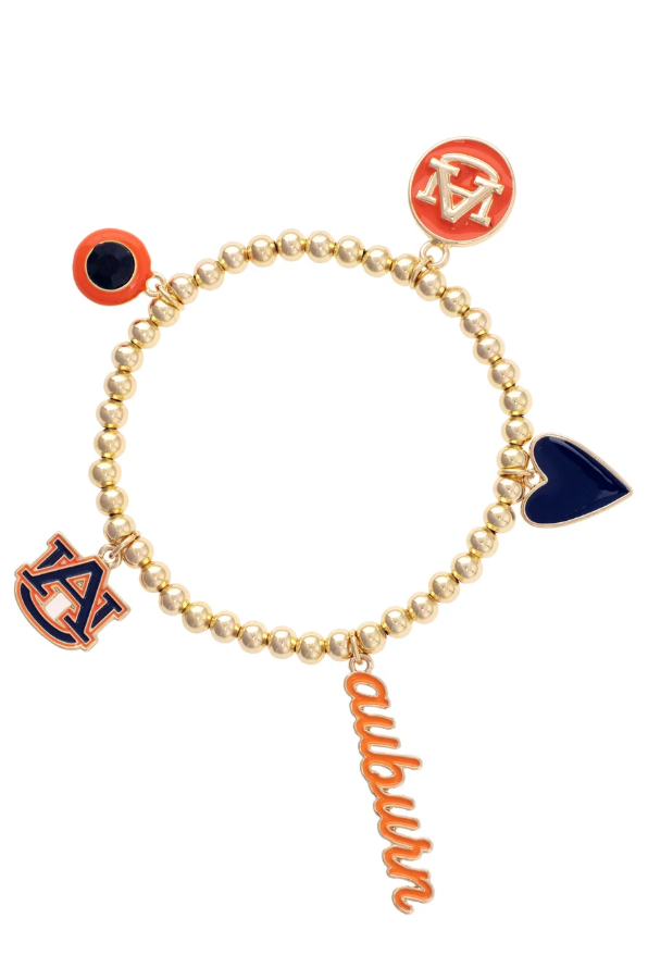 Auburn Enamel Charm Bracelet Bracelets in at Wrapsody