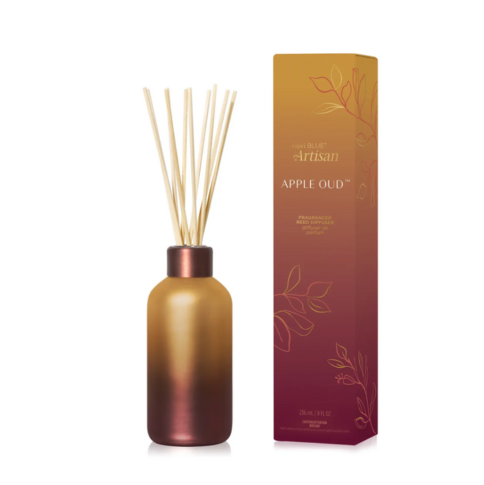 Capri Blue Artisan Tuscan Reed Diffuser - Apple Oud Scents in at Wrapsody