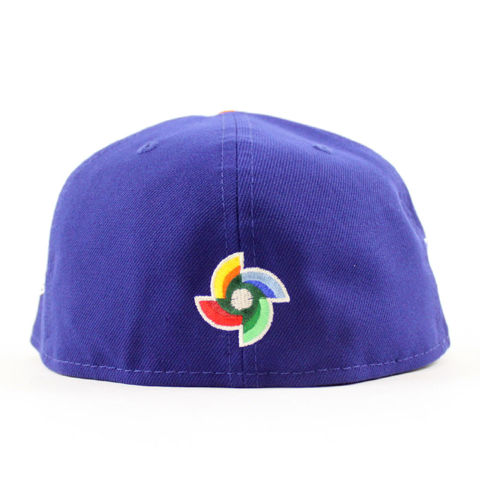 Dominican Republic 2023 World Baseball Classic (WBC) New Era 59Fifty Fitted Hat (Navy Red Grey Under Brim)