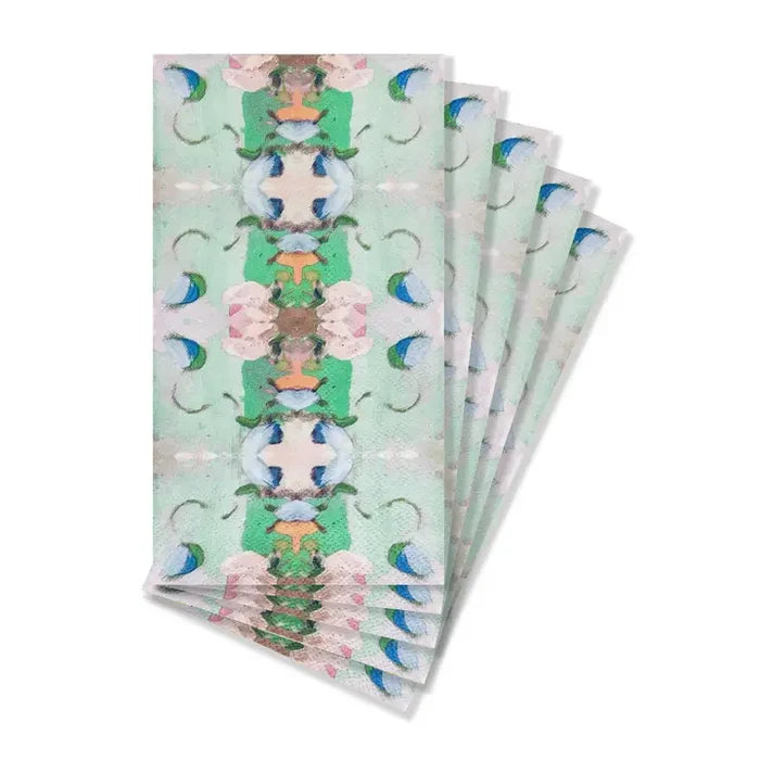 Monet's Garden Green Guest Napkins Napkins in at Wrapsody