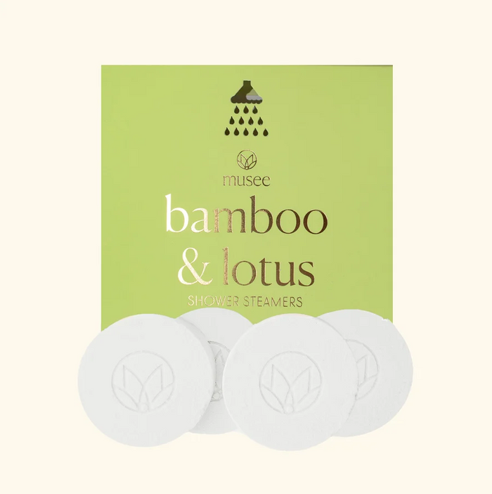 Musee Bamboo & Lotus Shower Steamers Bath & Body in at Wrapsody