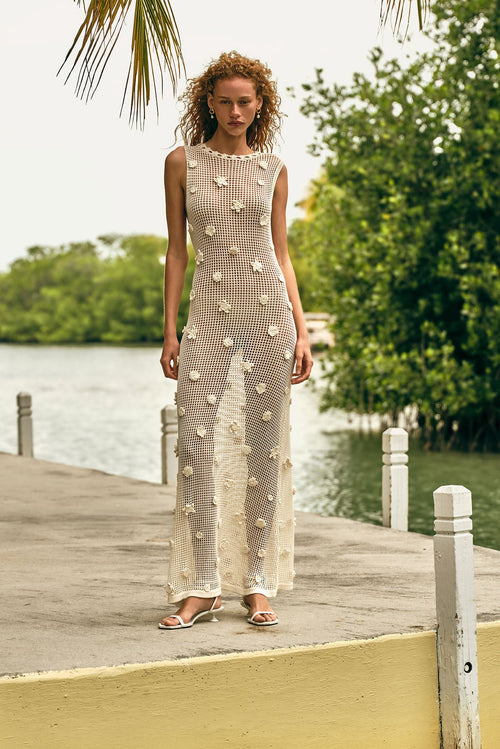 VERMEER DRESS - OFF WHITE