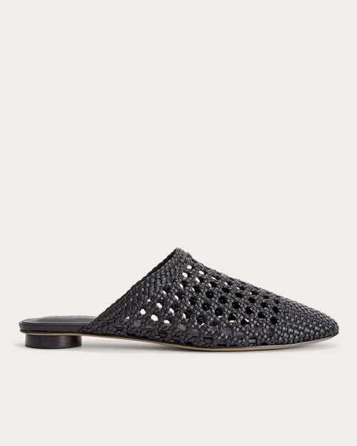 The Day Mule | Black Woven