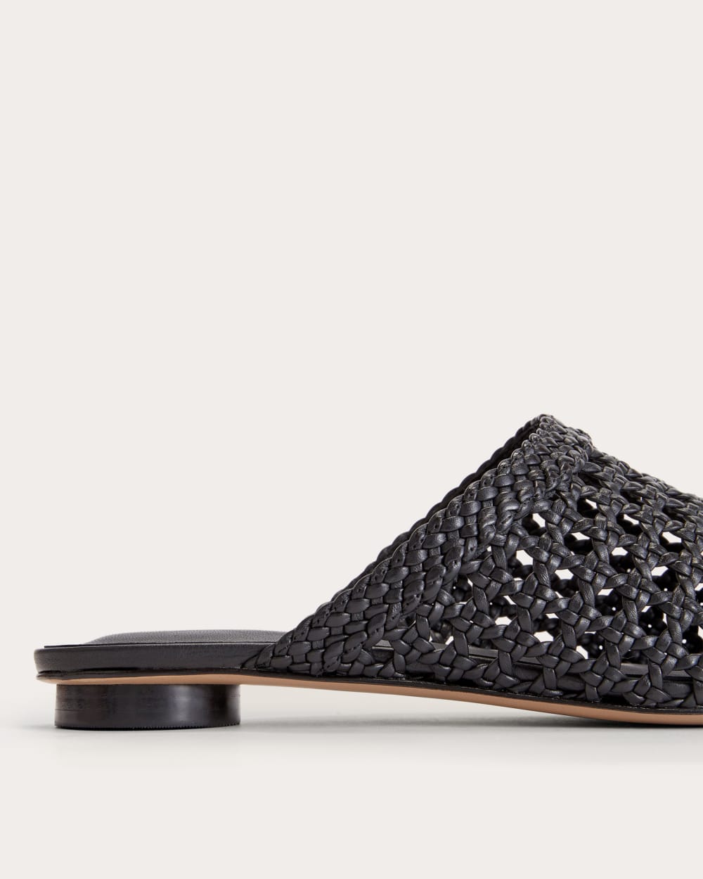 The Day Mule | Black Woven