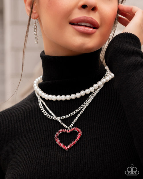 Y2K Year - Red Paparazzi Accessories