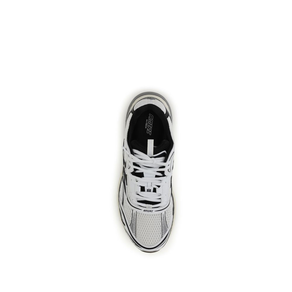 Amiri White Calf Leather Bos Taurus Athletic Sneakers