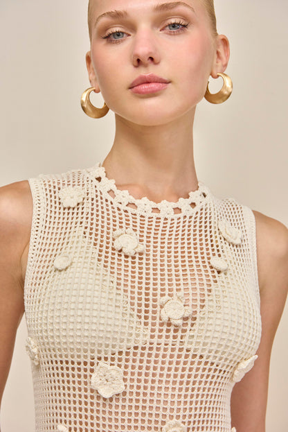 VERMEER DRESS - OFF WHITE