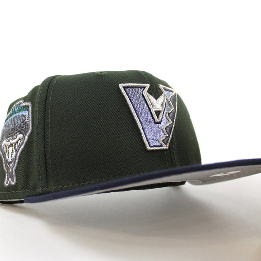 Arizona Diamondbacks 1998 Inaugural Season New Era 59Fifty Fitted Hat (SEAWEED Navy Gray Under Brim)