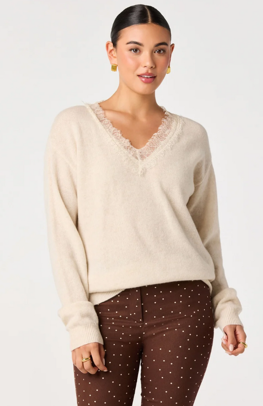 ASTR the Label Jadyn Ivory Sweater Sweaters in XS at Wrapsody