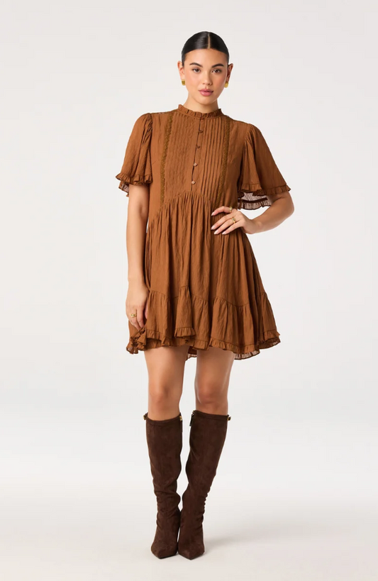 ASTR the Label Randi Copper Dress Dresses in XS at Wrapsody