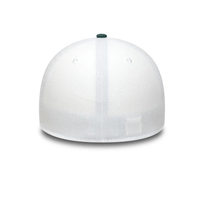 This is a Atlanta Braves MLB White 39THIRTY Stretch Fit Cap 6