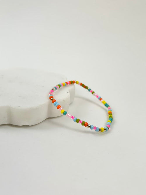 Beaded Blondes Sprinkle Rainbow Bracelet Bracelets in at Wrapsody