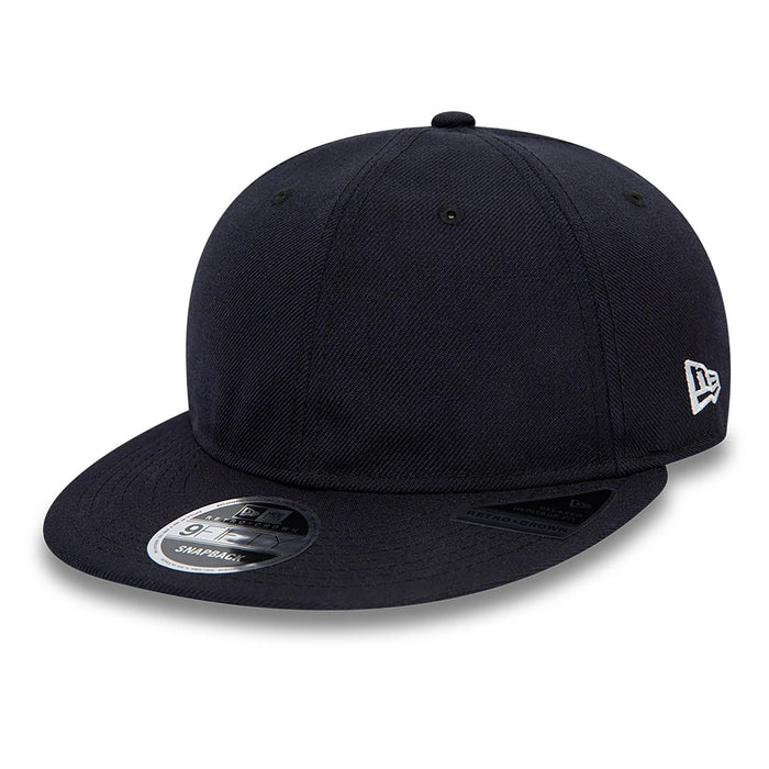 This is a Blank New Era Navy Retro Crown 9FIFTY Snapback Cap 1