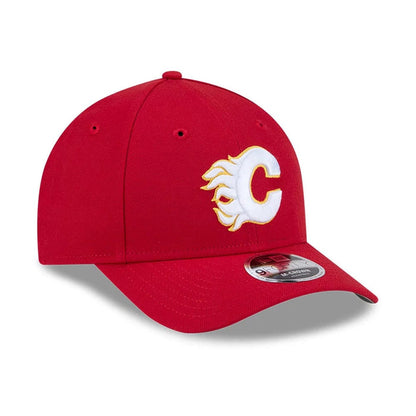 This is a Calgary Flames NHL Team Red 9FORTY M-Crown Adjustable Cap 4