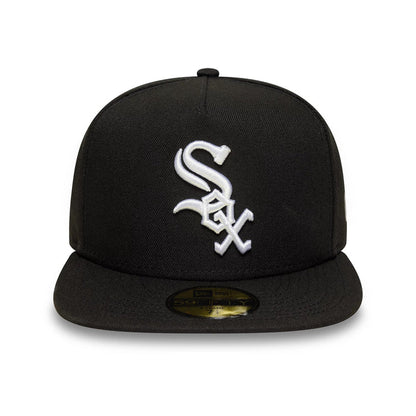 This is a Chicago White Sox MLB Black 59FIFTY A-Frame Fitted Cap 2