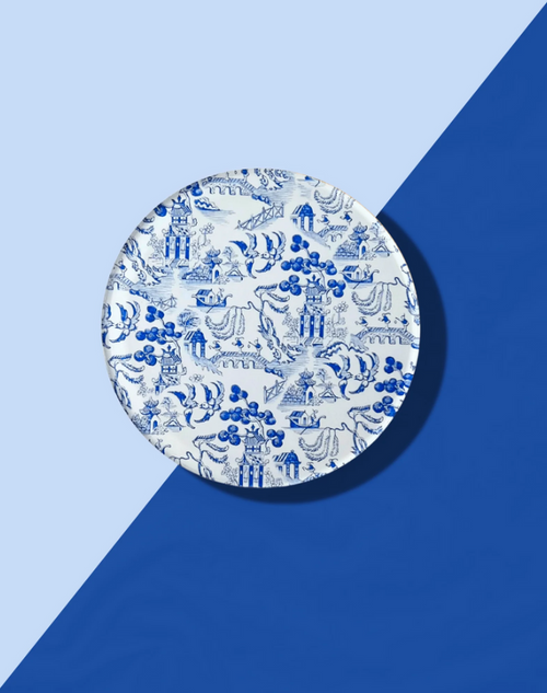 Chinoiserie Blue Coaster Home Decor in at Wrapsody