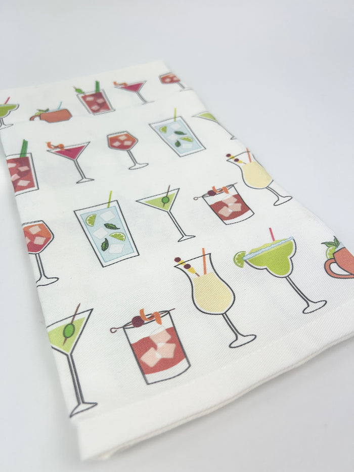 Classic Cocktails Towel Kitchen Towels in at Wrapsody
