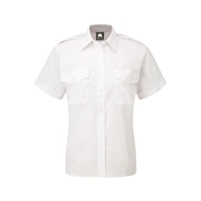 Classic pilot short sleeve blouse - 5850