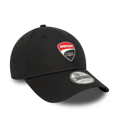 This is a Ducati Motor Logo Dashmark Mesh Black 9FORTY Adjustable Cap 3