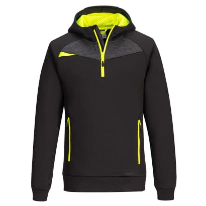 Dx4 hooded quarter zip sweatshirt hoody- dx467 portwest