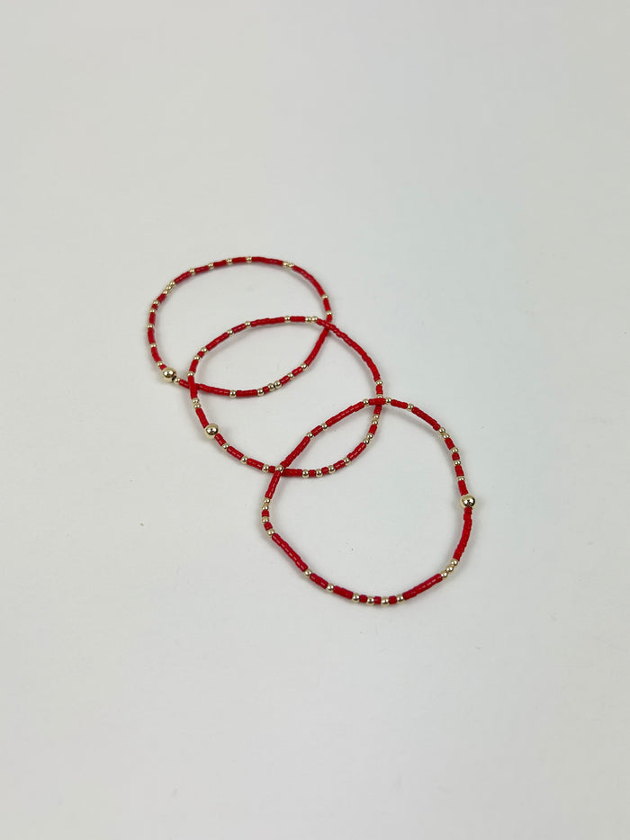 eGirl Hope Unwritten Bracelet - Bright Red Bracelets in at Wrapsody
