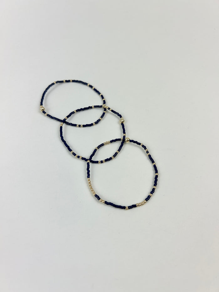 eGirl Hope Unwritten Bracelet - Navy Bracelets in at Wrapsody