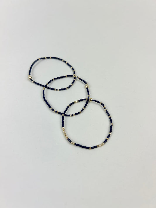 eGirl Hope Unwritten Bracelet - Navy Bracelets in at Wrapsody