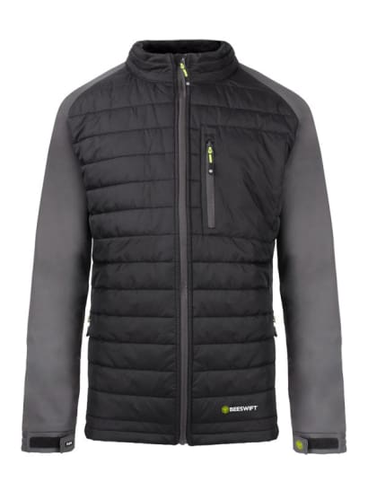 Flex workwear hybrid baffle insulated work jacket sfpj