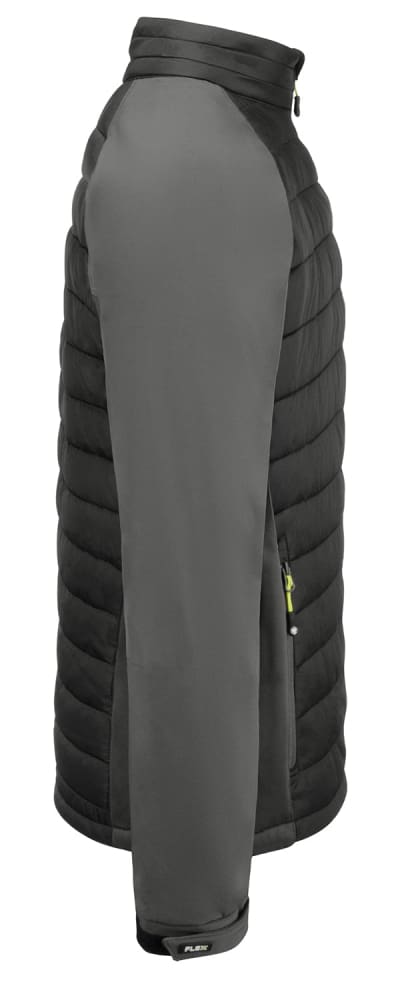 Flex workwear hybrid baffle insulated work jacket sfpj