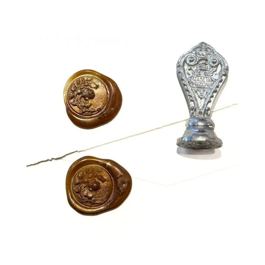 Flower Branch Wax Stamp