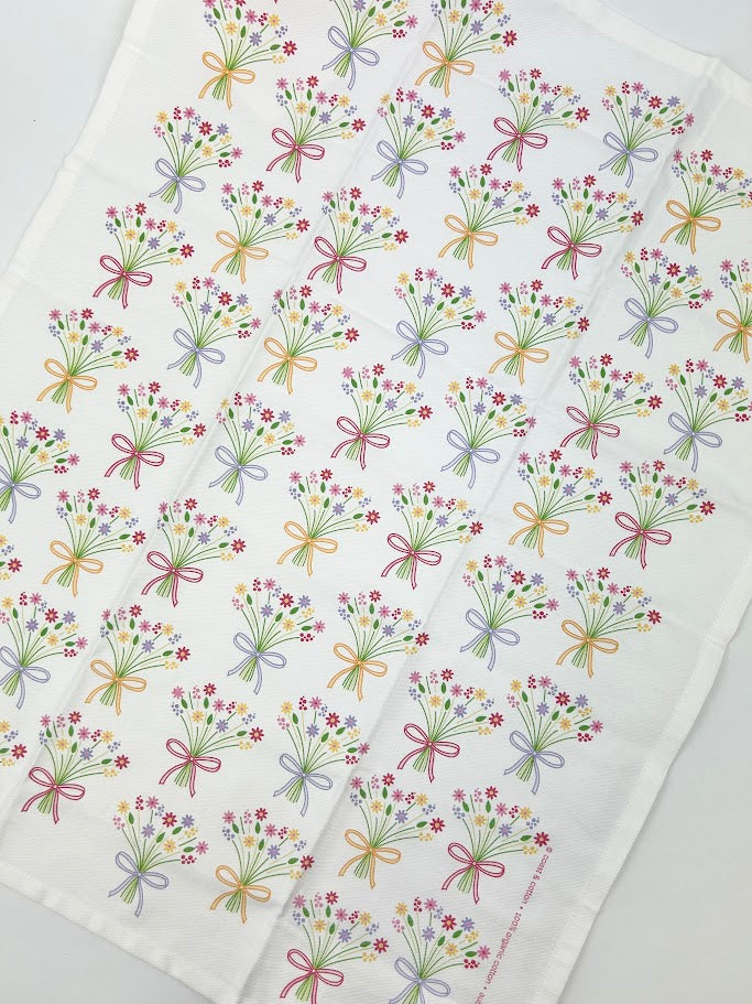 Garden Bouquet Towel Kitchen Towels in at Wrapsody