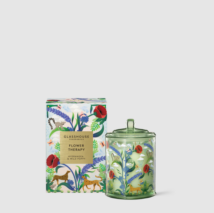 Glasshouse Candle 13.4oz - Flower Therapy Candles in at Wrapsody