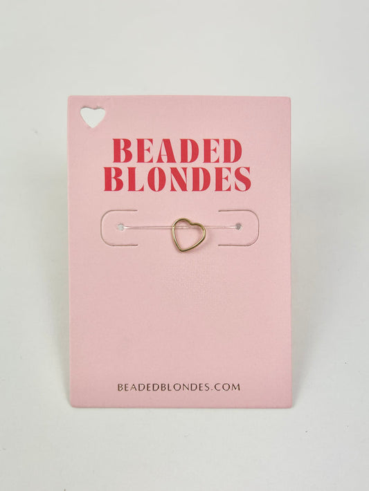 Interchangeable Heart Wire Charm Necklaces in at Wrapsody