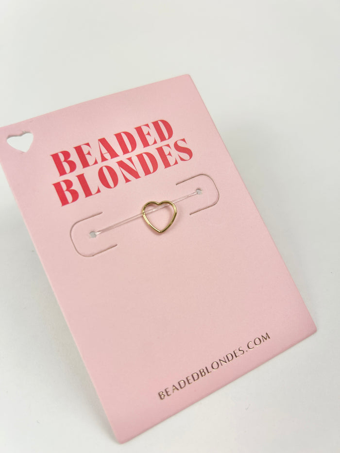 Interchangeable Heart Wire Charm Necklaces in at Wrapsody