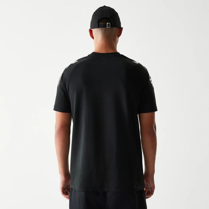 The Male model is wearing Kansas City Chiefs NFL 3RD Down Black T-Shirt 2