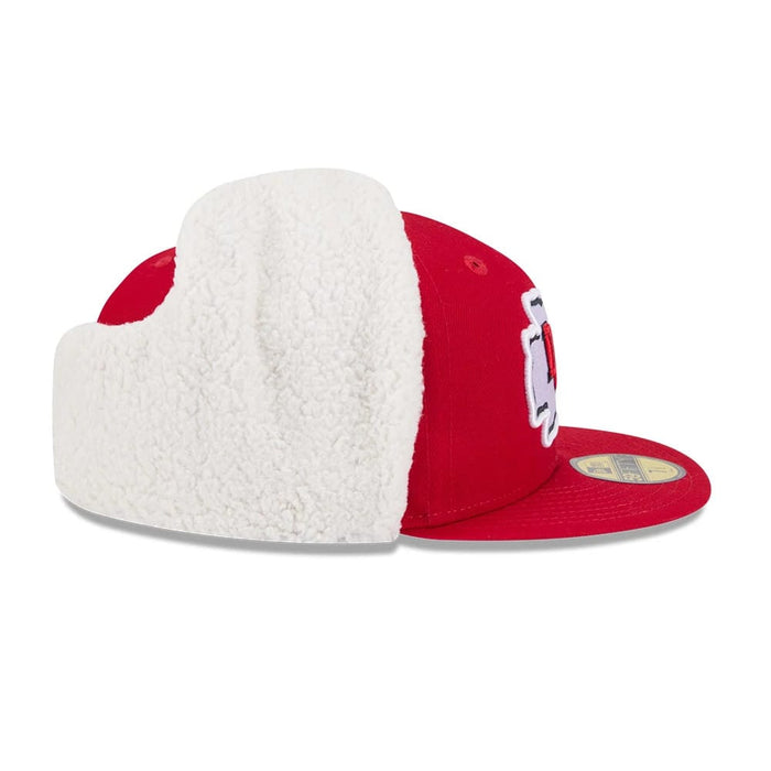 This is a Kansas City Chiefs NFL Classic Red Dogear 59FIFTY Fitted Cap 7