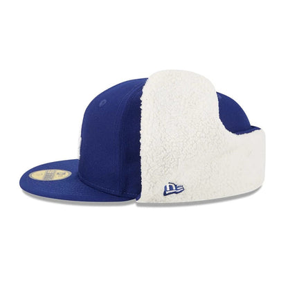 This is a LA Dodgers MLB Classic Dark Blue Dogear 59FIFTY Fitted Cap 6