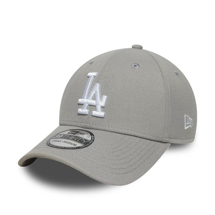 This is a LA Dodgers MLB Grey 39THIRTY Stretch Fit Cap 1