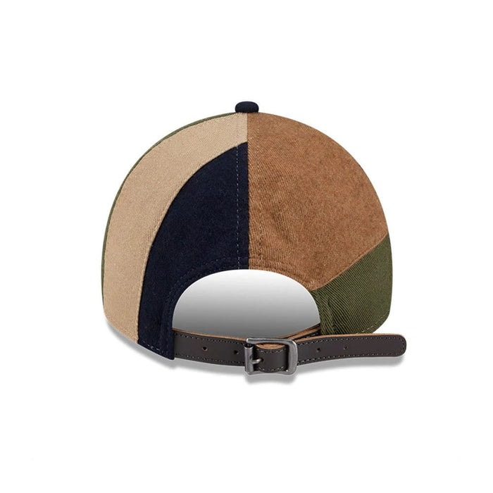 This is a LA Dodgers MLB Patchwork Open Brown 9TWENTY Adjustable Cap 2