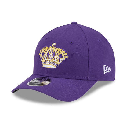 This is a LA Kings NHL Team Purple 9FORTY M-Crown Adjustable Cap 1