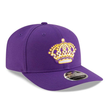This is a LA Kings NHL Team Purple 9SEVENTY Stretch Snap Adjustable Cap 4