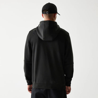 The Male model is wearing Las Vegas Raiders NFL 3RD Down Black Pullover Hoodie 2