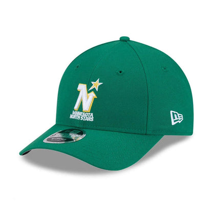 This is a Minnesota North Stars NHL Team Green 9FORTY M-Crown Adjustable Cap 1
