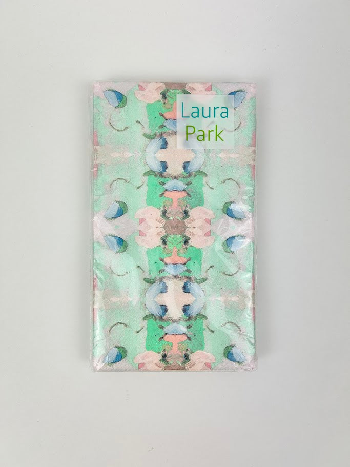 Monet's Garden Green Guest Napkins Napkins in at Wrapsody