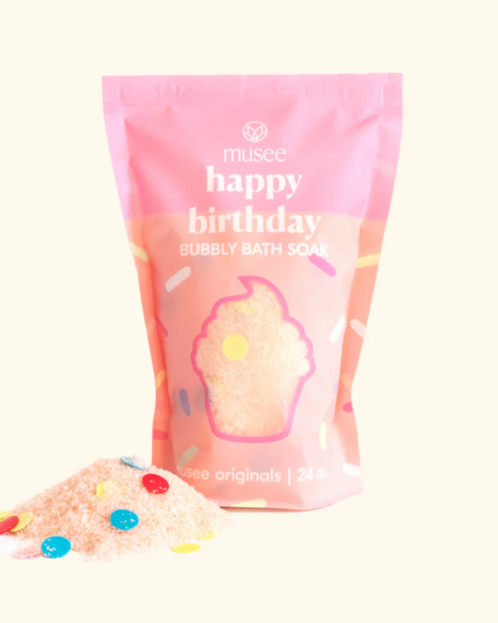 Musee Bath Soak 24oz - Multiple Scents Bath & Body in Happy Birthday at Wrapsody