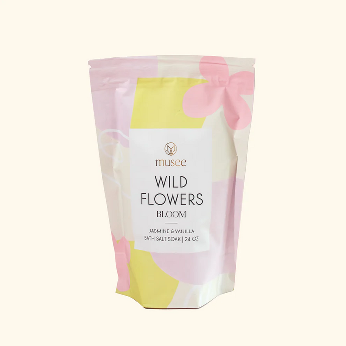 Musee Bath Soak 24oz - Multiple Scents Bath & Body in Wildflowers at Wrapsody