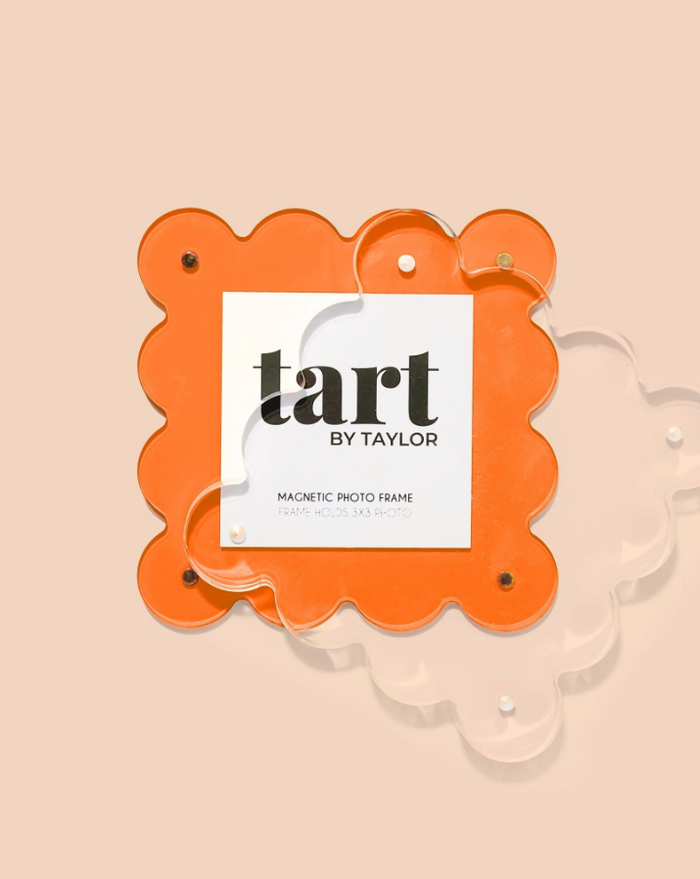 Neon Orange Acrylic Mini Frame Picture Frames in at Wrapsody
