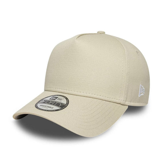 This is a New Era Beige 9FORTY A-Frame Adjustable Cap 1