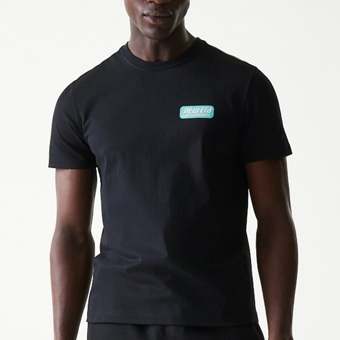 The Male model is wearing New Era Classic Black T-Shirt 3